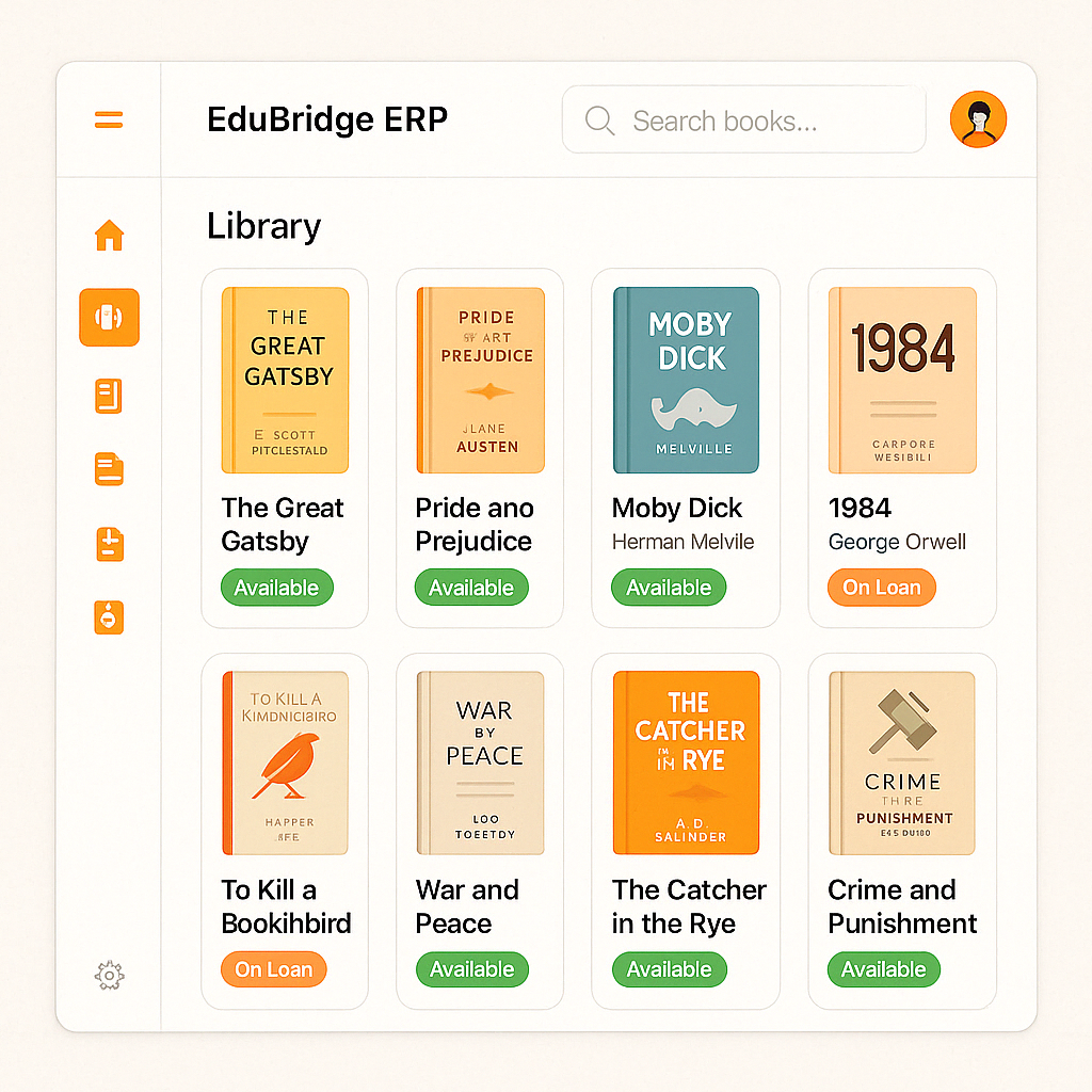 Library Software Screenshot